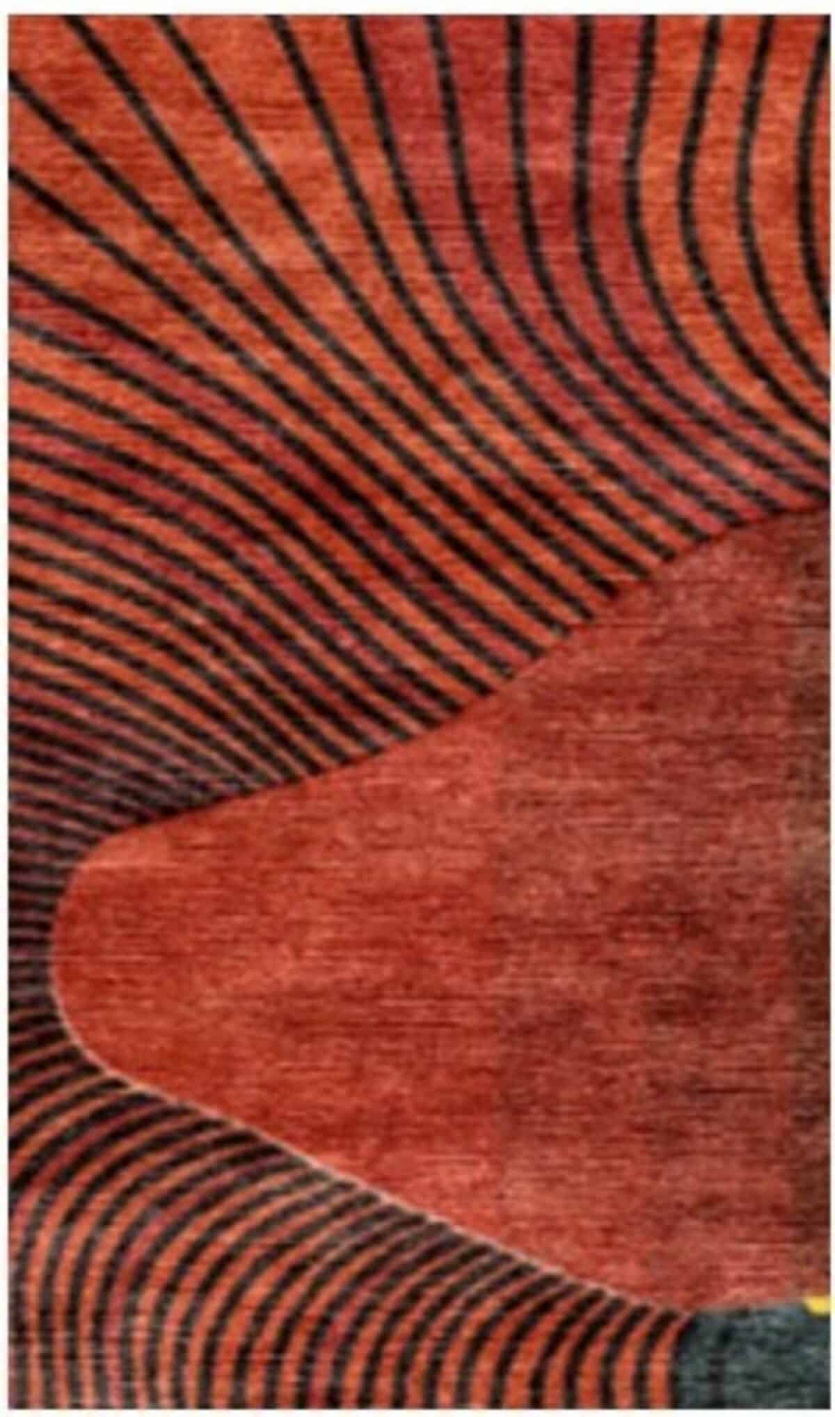 שטיח רצפה בהתאמה אישית בצורת צבעוני הרים