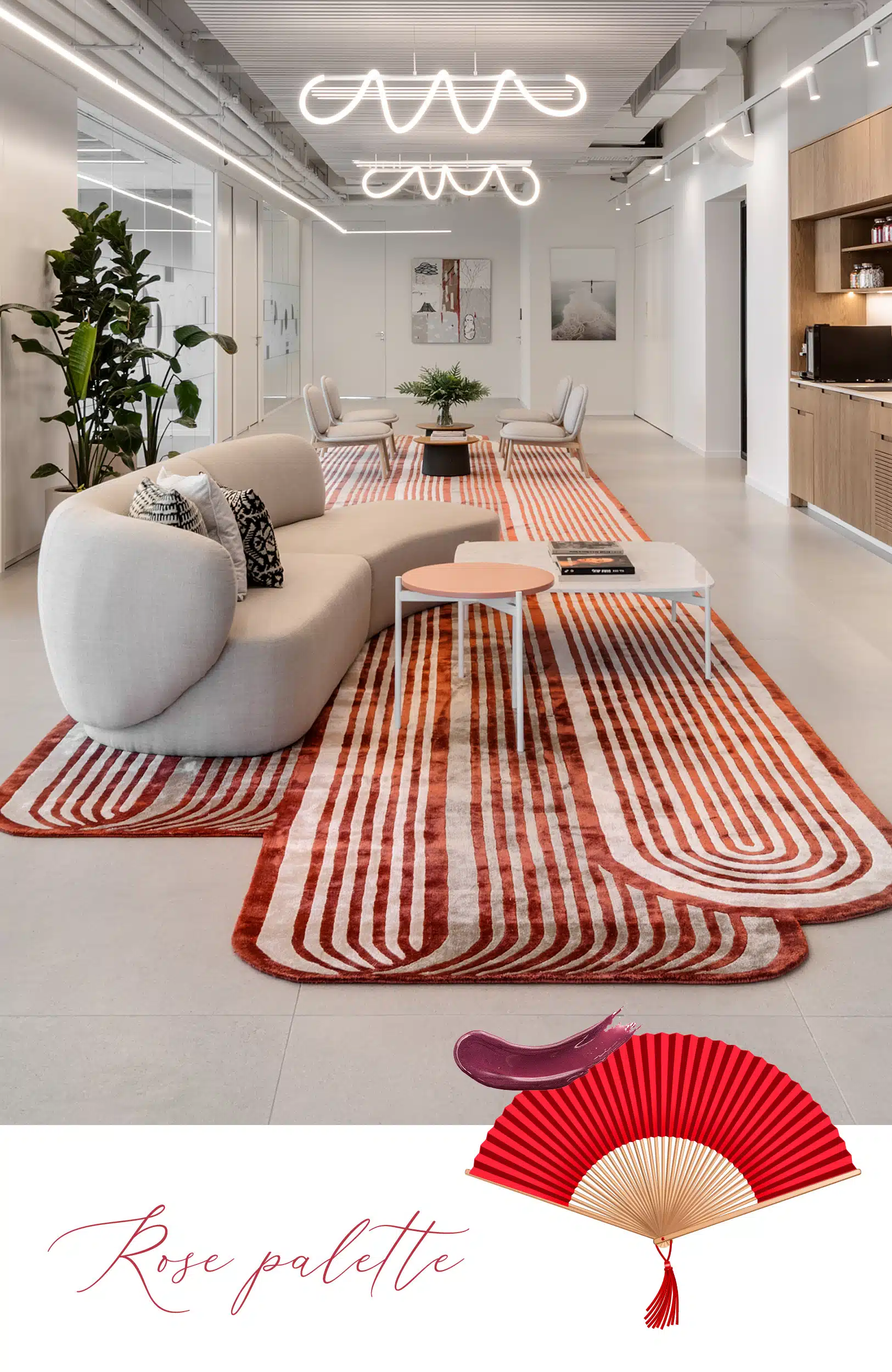 שטיח בעיצוב אישי רצפה אדום גדול